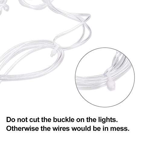 MAPPERZ Led Serial String Lights for Home Decore Copper Wire 12 Stars 138 led Lights for Birthday Festive Decore