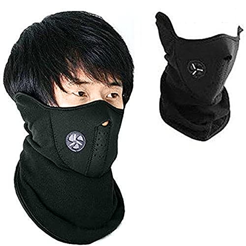 MAPPERZ Headwear Windproof Winter Face Mask, Ski Snowboarding Motorcycling Comfortable Neck Gaiter, Cold Weather Half Balaclava, Outdoor Sport Highly Breathable Tactical Neck Warmer, Unisex, Pack of 1