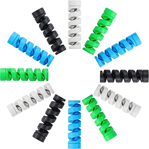 MAPPERZ Spiral Charger Spring Cable Protectors/ Data Cable Saver Charging Cord Protective Cable Cover/ Compatible with All Android and iOS Smartphone - Multicolor
