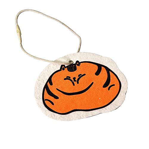 MAPPERZ Dish Cleaning Sponge Compressed Wood Pulp Cleaning Scrub Sponge with a Hang Rope, Household Cleaning Sponge, Lightweight Washing Dish Wipe for Kitchen, Bathroom , Random Design, Pack of 2