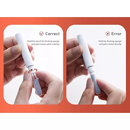 MEETO 5 in 1 Soft Brush Keyboard Cleaner with Multi-Function Computer Cleaning Tools Kit, Corner Gap Duster.