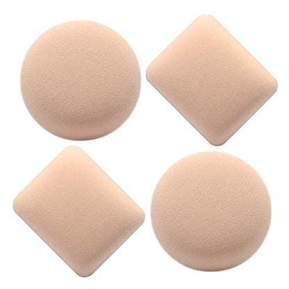 MAPPERZ Make up Cosmetic Foundation Powder Puff Sponge/Foundation Foam Puff Soft Cotton Sponge for Women and Men Face Neck Makeup Brush Tools (Pack Of 2 pc)