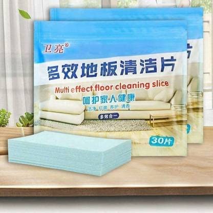 MAPPERZ Floor Cleaning Paper soap for Home Kitchen Bathroom/Tiles Cleaning (Pack of 30 Pcs)