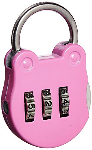 MAPPERZ 3 Digit Resettable Zipper Lock Round Padlock for Keep Your Belongings Safe and Secure