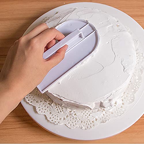 MAPPERZ Plastic Cake Smoother Polisher/Cake Decorating Baking Icing Smoother/Fondant Smoother DIY Baking Tools