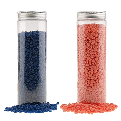 MAPPERZ Hard Wax Beans Hair Removal/ Painless Brazilian Wax for Full Body/ Multi Colors Wax for Facial, Brazilian Bikini, Underarms, Back, Chest, Legs- Pearl Beads