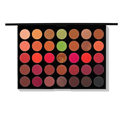 MAPPERZ Professional 35 Colors Mattes And Shimmers High Pigmented Eye Shadow Palette, Multicolor