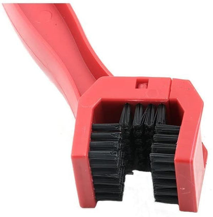 MAPPERZ Multipurpose Cycle Motorcycle Bike Chain Cleaner Brush - Multicolor