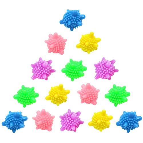 MAPPERZ Washer Balls, Reusable Tangle-Free, Eco-Friendly Laundry Scrubbing Lint Catcher Balls, Solid Colorful Washing Balls, Enhance Machine Cleaning Power, Unique Shape Allows Better Clean,Pack Of 20
