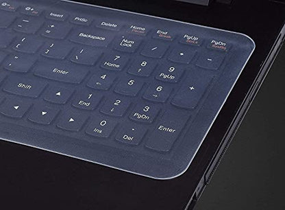 MAPPERZ Universal Silicone Keyboard Protector Skin Laptop Keyboard Skin (15.6" Keyguard)