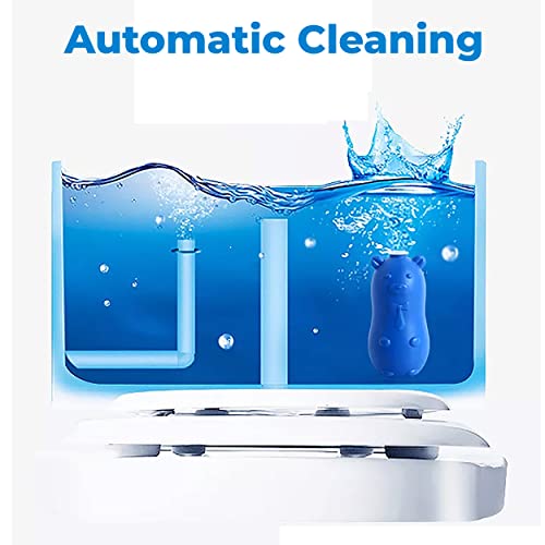 MAPPERZ Magic Automatic Flush Toilet Cleaner Helper Blue Bubble Cleaning Antibacterial Toilet Bowl Wiper Removes All Residues