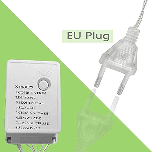 MAPPERZ Led Serial String Lights for Home Decore Copper Wire 12 Stars 138 led Lights for Birthday Festive Decore