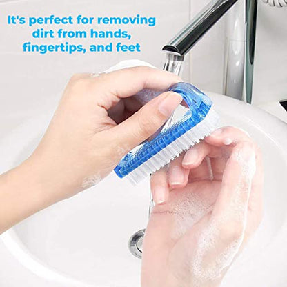 MAPPERZ 1 Premium Stainless Steel Fingernail, Toenail Clipper Cutters With Plastic Guard,Nail Brush Hand Finger Toe Nail Cleaning Brush Manicure Pedicure Scrubbing Cleaner(1 Nail Cutter, 1 Nail Brush)
