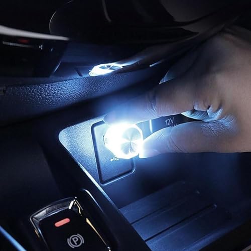 MAPPERZ Colourful Diamond Shape Car Mini LED USB Lights for Home Decoration Car Interior Night Light Lamp Atmosphere for Car Powerbank Desktop Tablet PC Laptop Device