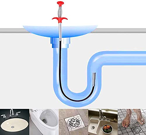 MAPPERZ Flexible Grabber Claw Pick Up Reacher Tool with 4 Claws Bendable Hose Pickup Reaching Assist Tool for Litter Pick/Home Sink/Drains/Toilet