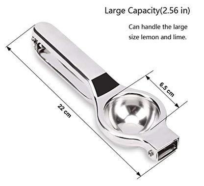 MAPPERZ Lemon Squeezer Steel Polish/ Nimbu Presser for Kitchen Shikanji/ Lemon Juice Extractor