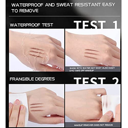 MAPPERZ Waterproof & Long lasting Eyebrow Pencil/Eyebrow Filler for Women and Girls, Long Lasting and Easy to Use (Black, Pack Of 6)