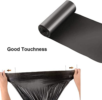 MAPPERZ Premium Biodegradable Kitchen Trash Bags, Garbage Plastic Blackout Bags, Size:- 17 X 19 Inches (Medium), 30 Bags Dustbin Bag/Trash Bag/Rolls/Extra large/Black Color, Pack Of 2 Roll