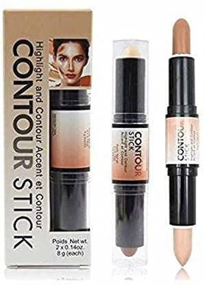 MAPPERZ Professional Highlighter And Contour Stick Highlighter Concealer for All Types of Makeup - Multicolor