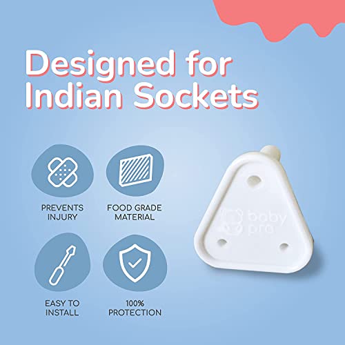 MAPPERZ Electric Socket Cover Guard for Child Proofing/Socket Plug Protector for Baby Safety (Pack of 10)