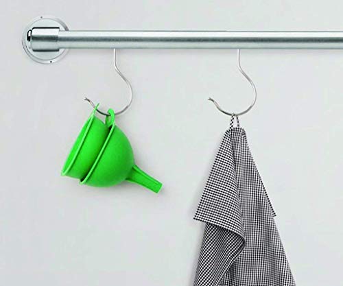 MAPPERZ Silicon Rubber Funnel for Kitchen/Oil/Sauce/Water/Juice/Small Food Grains - Green