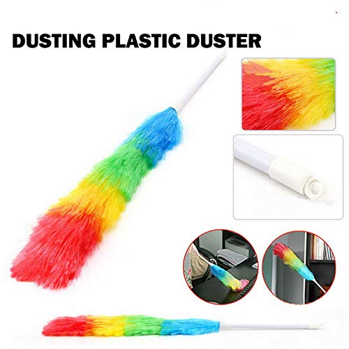 MAPPERZ Feather Duster for Easy to Cleaning Multicolor Microfiber Duster for Easy Cleaning of Home Office Car (Pack of 1)