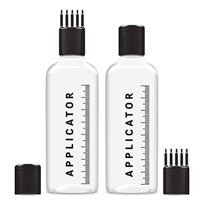 MAPPERZ Hair Root Applicator Bottle Applying Hair Oil Shampoo and Medicine 120 ml with Graduated ScalePc2