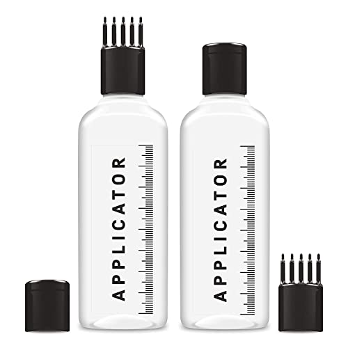 MAPPERZ Hair Root Applicator Bottle Applying Hair Oil Shampoo and Medicine 120 ml with Graduated ScalePc2