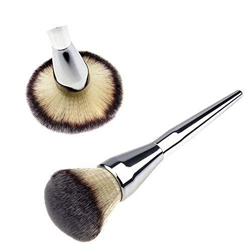 MAPPERZ 1 Pc Cosmetic Soft Bristle Makeup Face Blush Powder Makeup Powder Tool - Silver