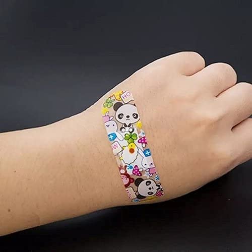 MAPPERZ Self Adhesive Non Toxic Printed Bandage | Cute Printed Cartoon Waterproof Band Emergency Bandage Kit For Kids/Children, Pack Of 20