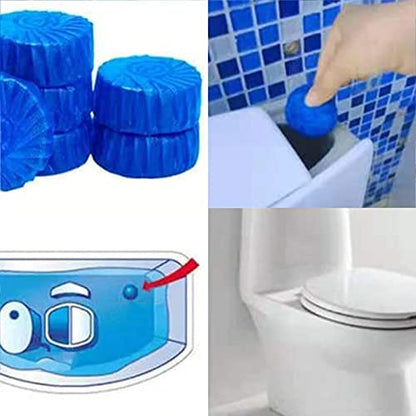MAPPERZ Automatic Toilet Bowl Cleaner Flush Tank Tablets Stain Remover Bathroom(Color- Blue)