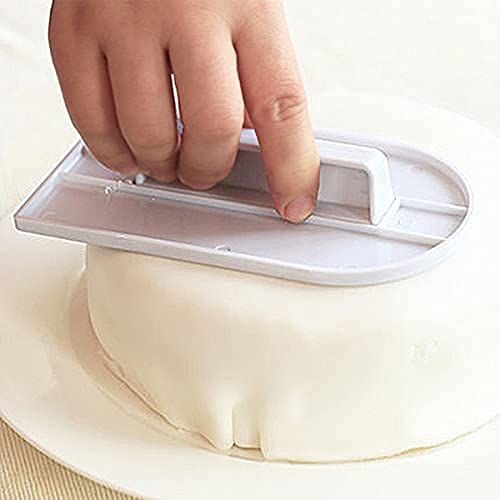 MAPPERZ Plastic Cake Smoother Polisher/Cake Decorating Baking Icing Smoother/Fondant Smoother DIY Baking Tools