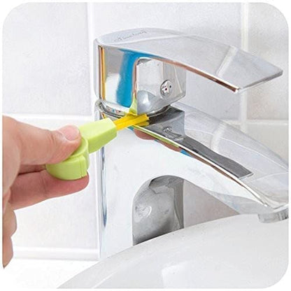MAPPERZ Window Frame Cleaning Dust 3 Stepped Sash Brush with Mini Brush - Multicolor
