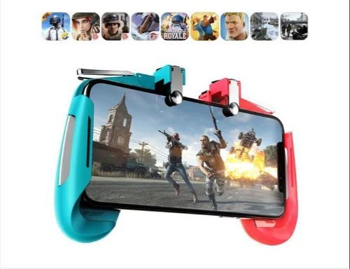 MAPPERZ GAME CNTROLLER PVC Mobile Game Controller PUBG Mobile Controller pubg Key Gaming Grip Gaming Joysticks Gamepad Trigger Control Cell Phone Game Pad Controller L1R1 Gaming Shooter (MULTICOLOR)