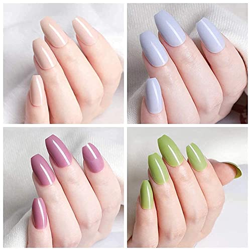 MAPPERZ Reusable Artificial Nails/False Nails Set of 100 Pcs/Fake Nails with 10 Sizes