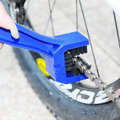 MAPPERZ Bike Chain Cleaning Brush,Chain Cleaner for Cycle,Motorcycle,MTB Road Bike,Multipurpose Cycle Motorcycle Bike Chain Cleaner Brush - (Pack of 1)