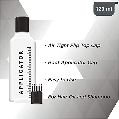 MAPPERZ Hair Root Applicator Bottle Applying Hair Oil Shampoo and Medicine 120 ml with Graduated ScalePc2