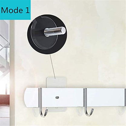 MAPPERZ Wall Mounted Hook for Hanging Self Adhesive Hook for Clothes Hanging