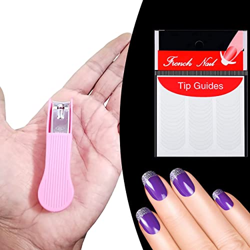 MAPPERZ 12 NAIL GLITTER, 48 NAIL GLITTER, 100 TRANSPARENT NAILS, 100 WHITE NAILS, 15 NAIL BRUSH, BIG GLUE, DOTTING PEN, FILER, NAIL TAPE, TIP GUIDE, BUFFER, STICKER, STAMP, NAIL BRUSH, NAIL CUTTER