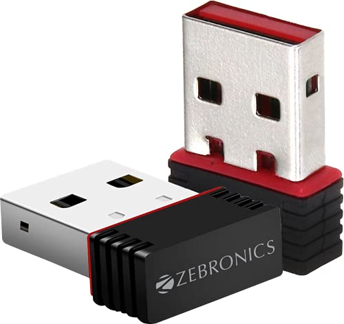 MAPPERZ WiFi USB Mini Adapter Supports 150 Mbps Wireless Data Comes with Advanced Security WPA/WPA2 encryption Standards - Black