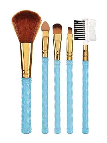 MAPPERZ Professional Make Up Brush Set/Synthetic Makeup Brush Set Foundation Blending Blush Face (Pack of 5) (Multi colour)