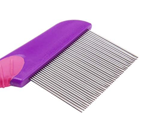 MAPPERZ Combo Of Multipurpose Professional Hair Comb Set And Lice Treatment Comb for Head Lice with Long Handle - Multicolor