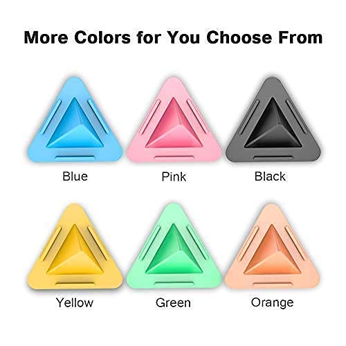 MAPPERZ Univeral Portable Three-Sided Pyramid Shape Desktop/Table Mobile Holder Stand Compatible with All Mobile Phone