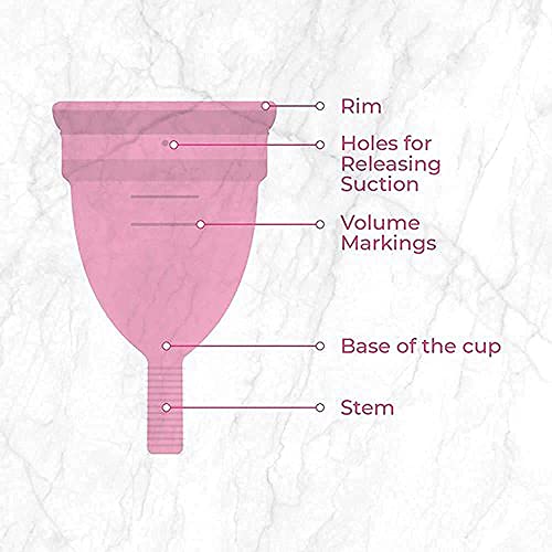 MAPPERZ Reusable Menstrual Cup for Women/ Small Size/ Silicone body/ Odour and Rash Free/ Protection for Up to 10-12 Hours