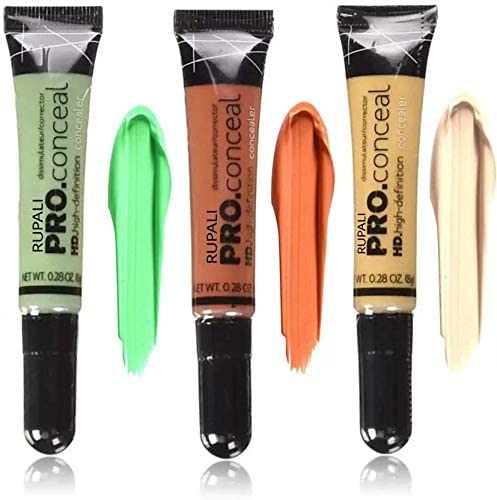 MAPPERZ Under Eye Full Coverage Concealer - for Dark Circles, Fine Lines, Redness & Discoloration - Waterproof - Anti-Aging - Natural Finish