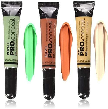 MAPPERZ Under Eye Full Coverage Concealer - for Dark Circles, Fine Lines, Redness & Discoloration - Waterproof - Anti-Aging - Natural Finish
