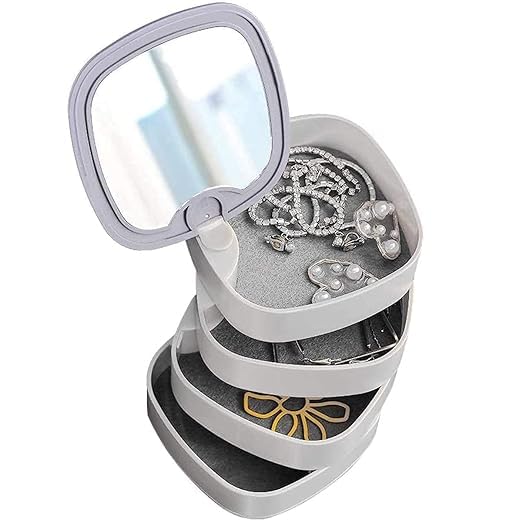 MAPPERZ Clear Transparent Plastic Organizer Box with Adjustable Compartment Dividers Jewlery Storage Rock Collection Box for Fishing Tackles Washi Tapes Threads Multipurpose Plastic Storage Box