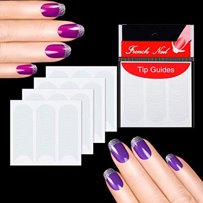 MAPPERZ 10 Rolls Self Adhesive Nail Striping Tape Line, 10 Sheets Of Manicure Tip Guide Nail Art Stickers Of Random Design, 5 pc 2 Way Dotting Pen Tool Nail Art Tip Dot Paint Manicure kit For Nail Art