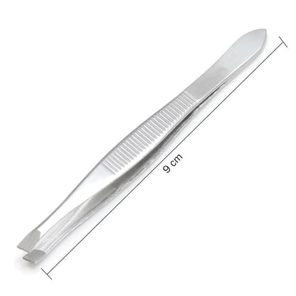 MAPPERZ Stainless Steel Tweezers for Eyebrows, Hair Plucker, Eyebrow, Upper Lips, Nose Hair Remover | Essential Beauty Tool, Splinter for Daily Beauty Routine