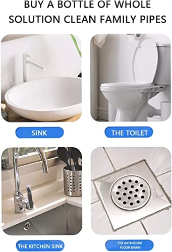 MAPPERZ Drain Foam Cleaner, Liquid Hair Drain Clog Remover & Cleaner, Pipe Dredge Deodorant Foam Cleaner, Quick Foaming Toilet Cleaner, Clog Remover for Kitchen Drain, Sinks, Tubs, Pack Of 1